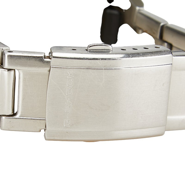 カシオ Gショック Ｇスチール ミドルサイズ 腕時計 GST-W330D ソーラー電波時計 ブラック文字盤 ステンレススチール メンズ CASIO 【中古】