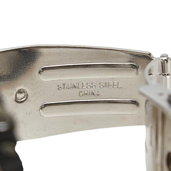 カシオ Gショック Ｇスチール ミドルサイズ 腕時計 GST-W330D ソーラー電波時計 ブラック文字盤 ステンレススチール メンズ CASIO 【中古】