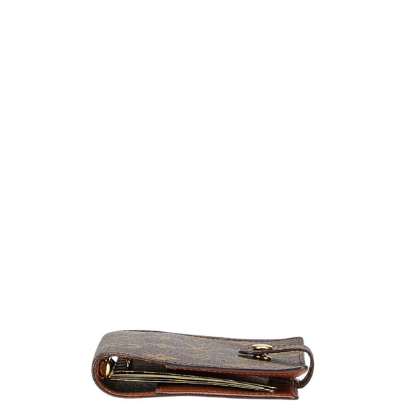 ルイ ヴィトン モノグラム アジェンダPM 手帳カバー R20005 ブラウン PVC レザー レディース LOUIS VUITTON 【中古】