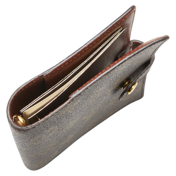 ルイ ヴィトン モノグラム アジェンダPM 手帳カバー R20005 ブラウン PVC レザー レディース LOUIS VUITTON 【中古】