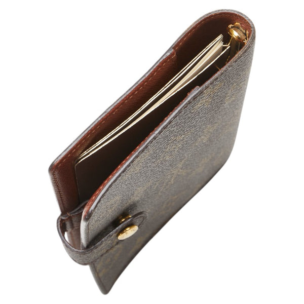 ルイ ヴィトン モノグラム アジェンダPM 手帳カバー R20005 ブラウン PVC レザー レディース LOUIS VUITTON 【中古】