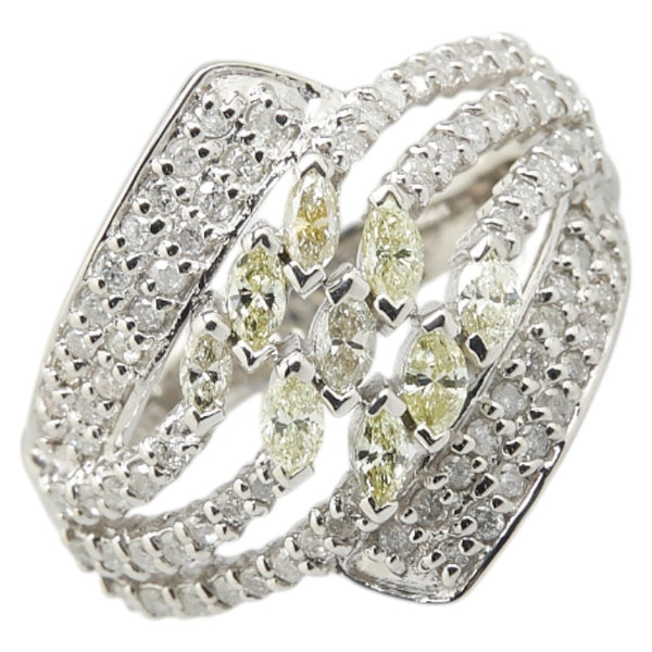 Pt900 プラチナ ダイヤ1.50ct リング 指輪 レディース 17号 【中古】