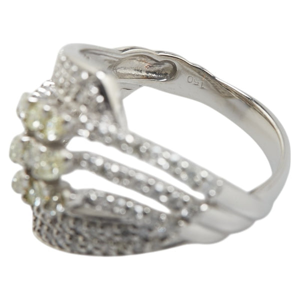 Pt900 プラチナ ダイヤ1.50ct リング 指輪 レディース 17号 【中古】