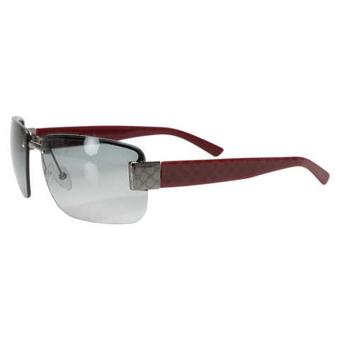 グッチ サングラス GG1798 レッド シルバー プラスチック レディース GUCCI 【中古】
