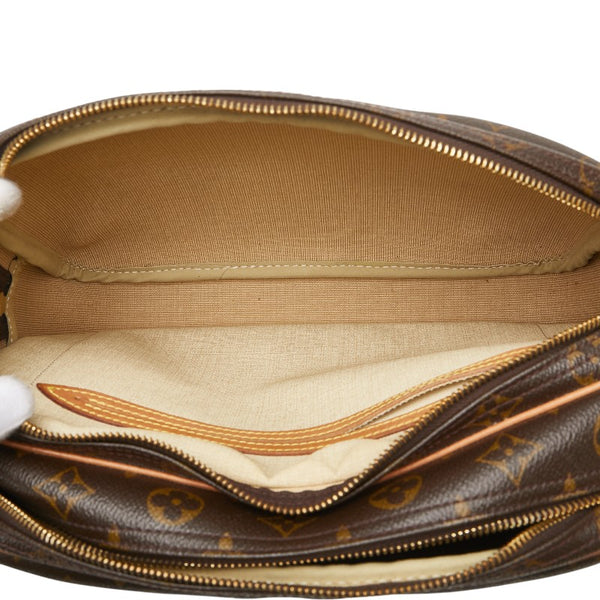 ルイ ヴィトン モノグラム  リポーターPM 斜め掛け ショルダーバッグ  M45254 ブラウン PVC レザー レディース LOUIS VUITTON 【中古】