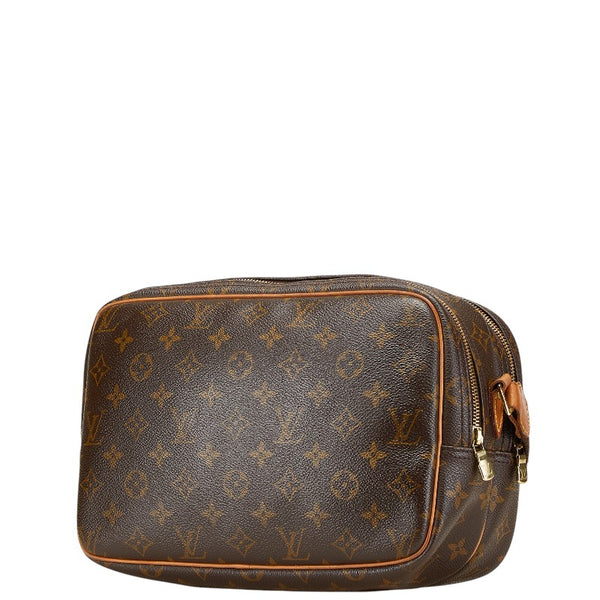 ルイ ヴィトン モノグラム  リポーターPM 斜め掛け ショルダーバッグ  M45254 ブラウン PVC レザー レディース LOUIS VUITTON 【中古】