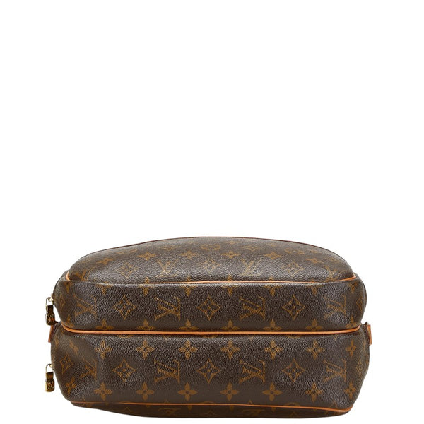 ルイ ヴィトン モノグラム  リポーターPM 斜め掛け ショルダーバッグ  M45254 ブラウン PVC レザー レディース LOUIS VUITTON 【中古】