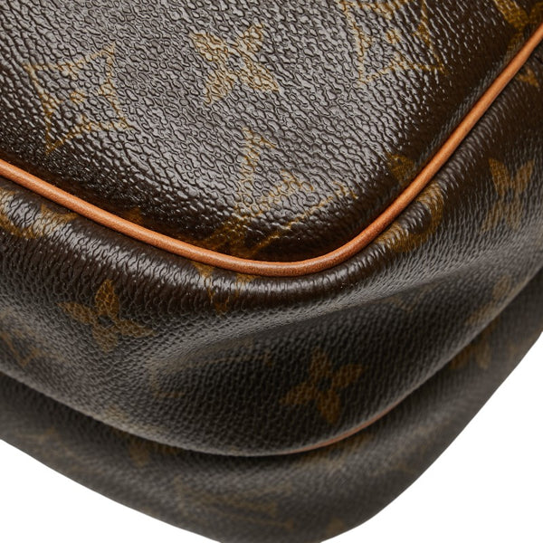 ルイ ヴィトン モノグラム  リポーターPM 斜め掛け ショルダーバッグ  M45254 ブラウン PVC レザー レディース LOUIS VUITTON 【中古】