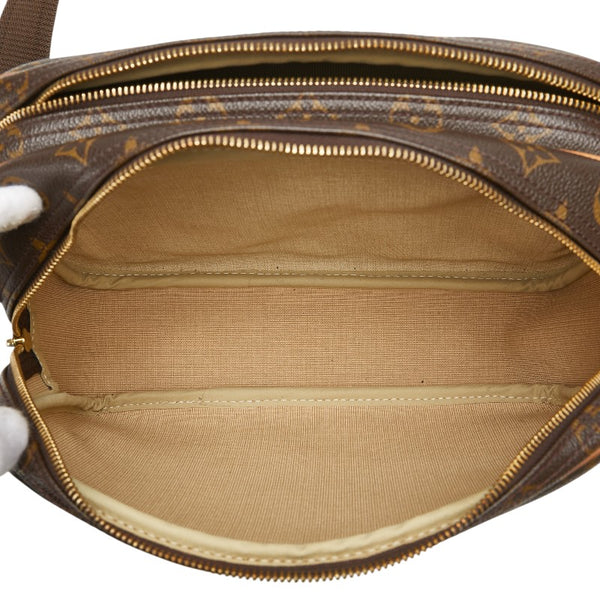 ルイ ヴィトン モノグラム  リポーターPM 斜め掛け ショルダーバッグ  M45254 ブラウン PVC レザー レディース LOUIS VUITTON 【中古】