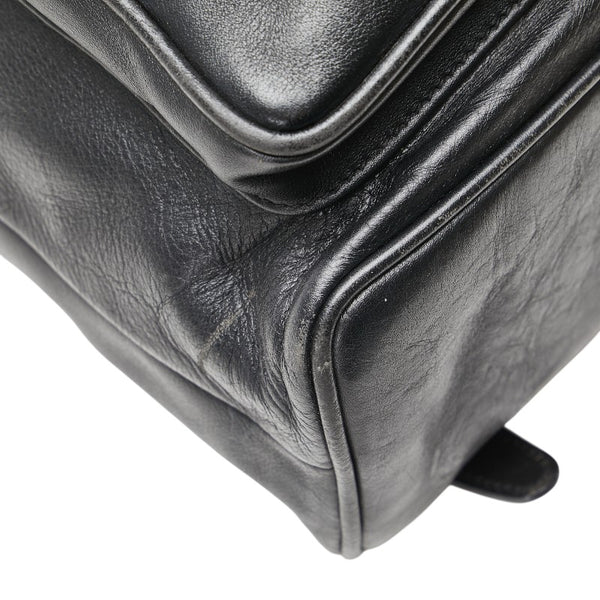 グッチ バンブー リュック バックパック 003 2058 0016 ブラック レザー レディース GUCCI 【中古】