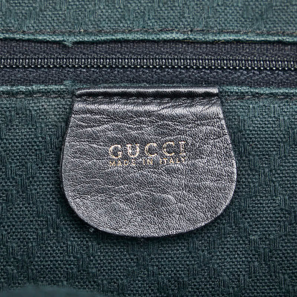 グッチ バンブー リュック バックパック 003 2058 0016 ブラック レザー レディース GUCCI 【中古】