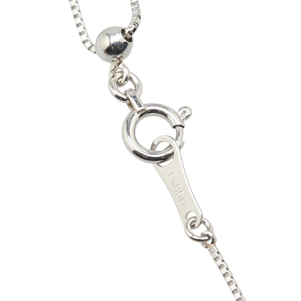Pt900 プラチナ Pt850 プラチナ ダイヤ0.18ct ダイヤ0.43ct ペンダントネックレス レディース 【中古】