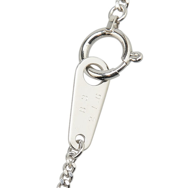 Pt850 プラチナ ダイヤ1.10ct プチ ネックレス レディース 【中古】
