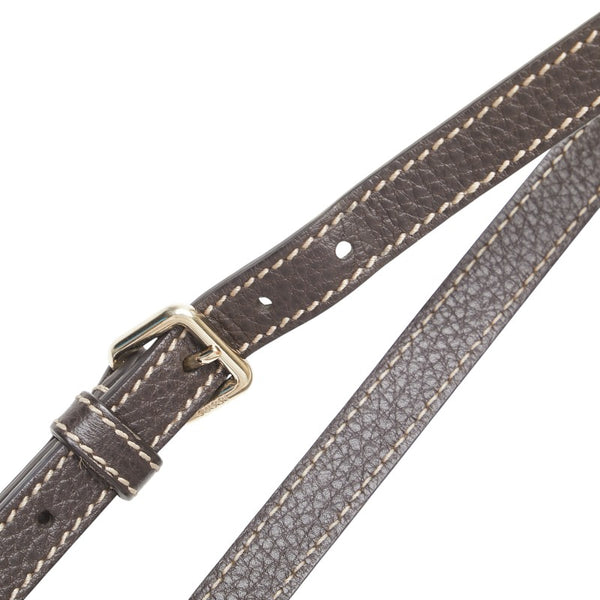 グッチ GGクリスタル ハンドバッグ ショルダーバッグ 2WAY 420023 ブラウン PVC レザー レディース GUCCI 【中古】