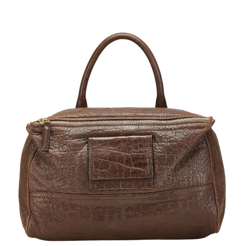 ジバンシー パンドラ ワンショルダーバッグ ブラウン レザー レディース Givenchy 【中古】