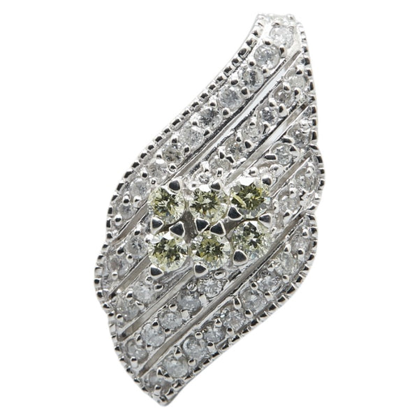 Pt900 プラチナ ダイヤ1.00ct ペンダントトップ レディース 【中古】