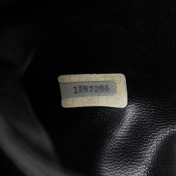 シャネル ココマーク マトラッセ チェーン ショルダーバッグ ブラック ラムスキン レディース CHANEL 【中古】