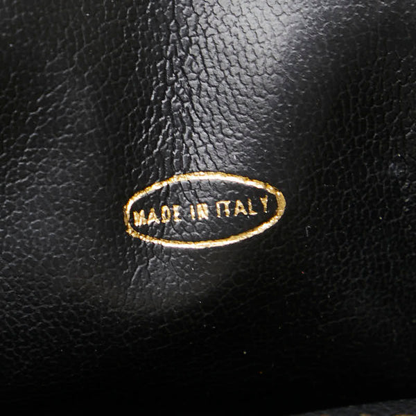 シャネル ココマーク マトラッセ チェーン ショルダーバッグ ブラック ラムスキン レディース CHANEL 【中古】