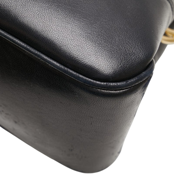 シャネル ココマーク チェーン トートバッグ ショルダーバッグ ブラック ラムスキン レディース CHANEL 【中古】