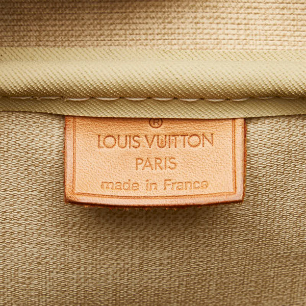ルイ ヴィトン モノグラム ドーヴィル ハンドバッグ M47270 ブラウン PVC レザー レディース LOUIS VUITTON 【中古】
