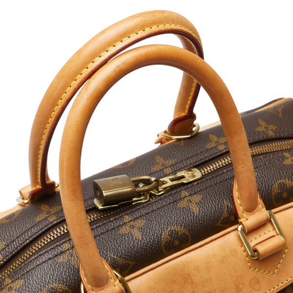 ルイ ヴィトン モノグラム ドーヴィル ハンドバッグ M47270 ブラウン PVC レザー レディース LOUIS VUITTON 【中古】