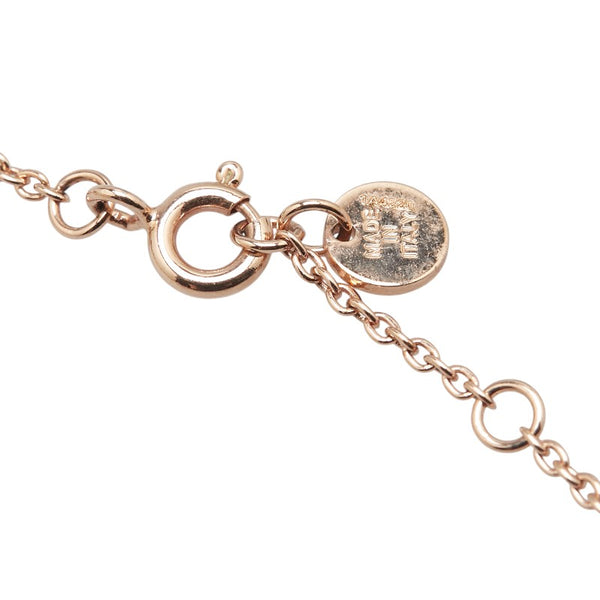 フェンディ エフ イズ フェンディ  ラインストーン ブレスレット ピンクゴールド メッキ レディース FENDI 【中古】