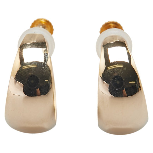 K18YG イエローゴールド フープ イヤリング レディース 【中古】
