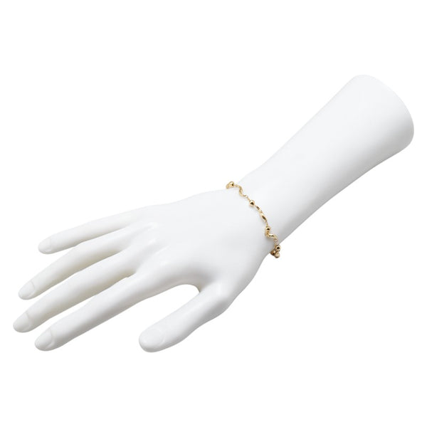 K18YG イエローゴールド ブレスレット レディース 【中古】