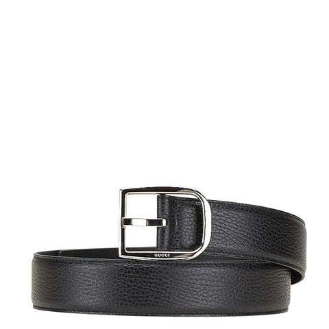 グッチ ベルト サイズ：85/34 449716 ブラック レザー メンズ GUCCI 【中古】