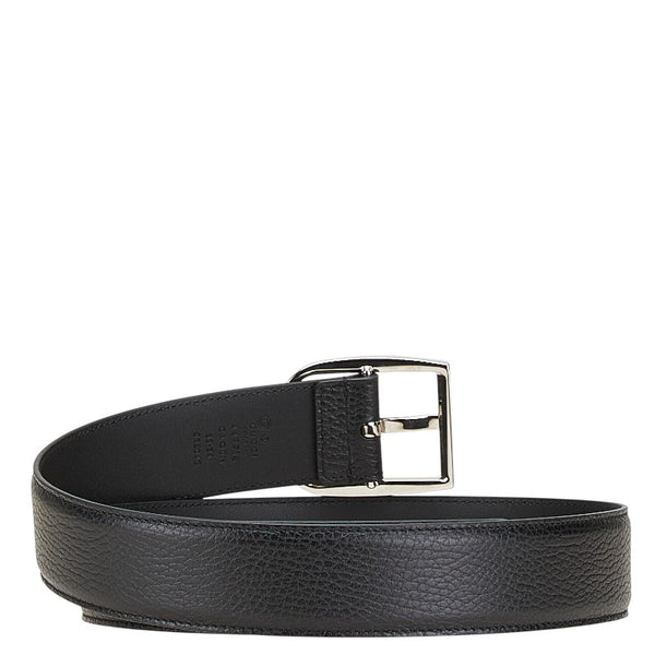 グッチ ベルト サイズ：85/34 449716 ブラック レザー メンズ GUCCI 【中古】