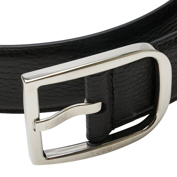 グッチ ベルト サイズ：85/34 449716 ブラック レザー メンズ GUCCI 【中古】