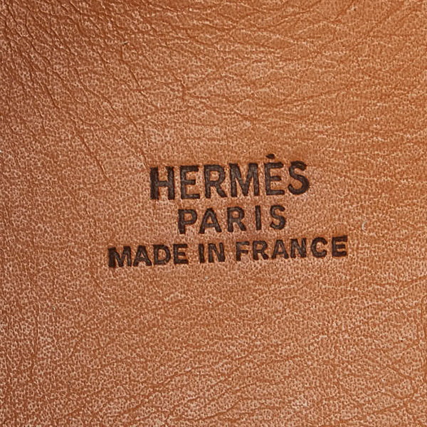 エルメス ヴェスパポーチ ポーチ 小物入れ ブラウン レザー レディース HERMES 【中古】