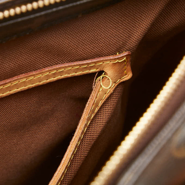 ルイ ヴィトン モノグラム カバメゾ ショルダーバッグ トートバッグ  M51151 ブラウン PVC レザー レディース LOUIS VUITTON 【中古】