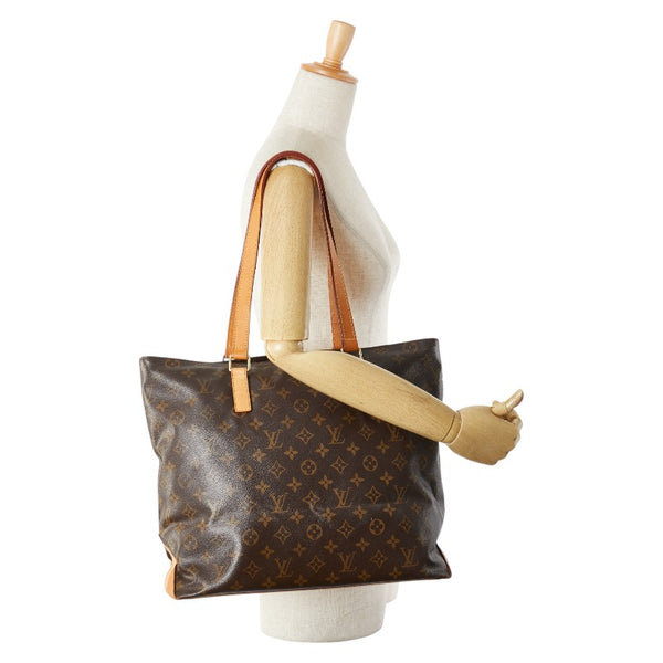 ルイ ヴィトン モノグラム カバメゾ ショルダーバッグ トートバッグ  M51151 ブラウン PVC レザー レディース LOUIS VUITTON 【中古】