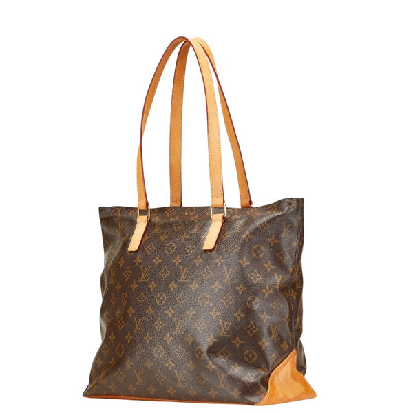 ルイ ヴィトン モノグラム カバメゾ ショルダーバッグ トートバッグ  M51151 ブラウン PVC レザー レディース LOUIS VUITTON 【中古】