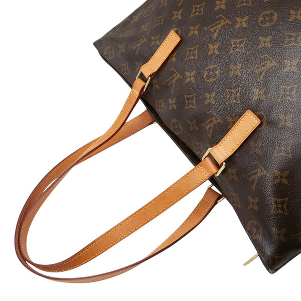 ルイ ヴィトン モノグラム カバメゾ ショルダーバッグ トートバッグ  M51151 ブラウン PVC レザー レディース LOUIS VUITTON 【中古】