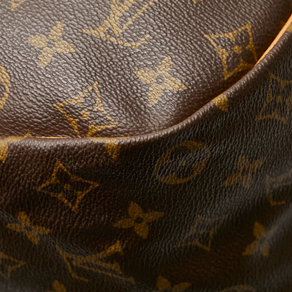 ルイ ヴィトン モノグラム ソミュール35 斜め掛け ショルダーバッグ M42254 ブラウン PVC レザー レディース LOUIS VUITTON 【中古】