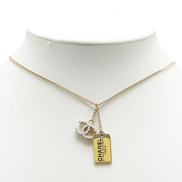 シャネル ヴィンテージ ココマーク ネックレス ゴールド メッキ レディース CHANEL 【中古】