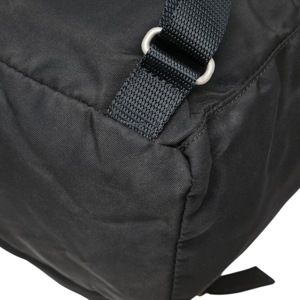 プラダ 三角ロゴプレート ミニ リュック バックパック ブラック ナイロン レディース PRADA 【中古】
