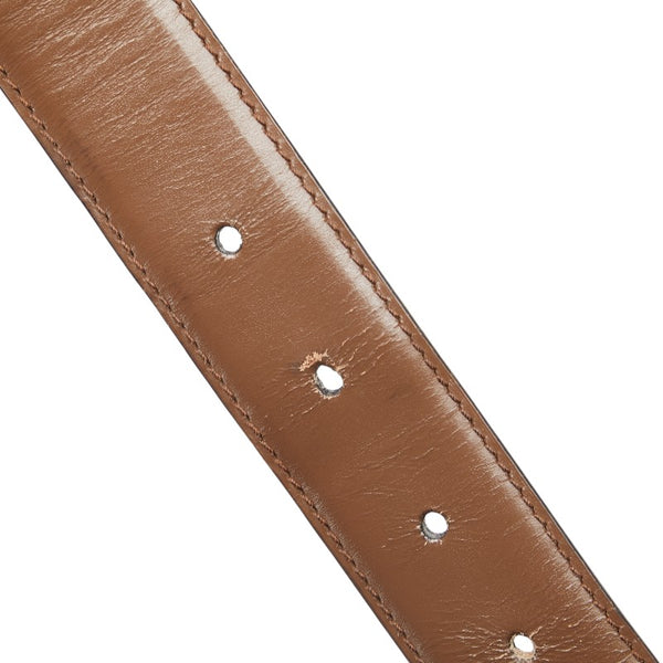 グッチ Gバックル リバーシブル ベルト ブラック ブラウン レザー メンズ GUCCI 【中古】