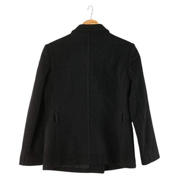 プラダ Pコート サイズ：40 ブラック ウール レディース PRADA 【中古】