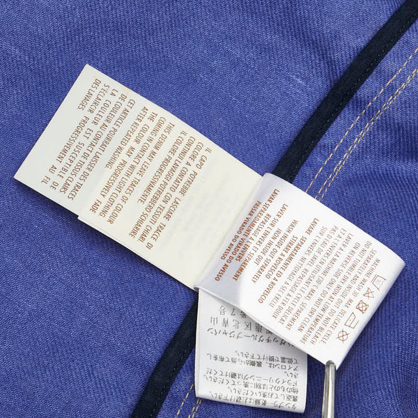 グッチ テーラードジャケット デニムジャケット サイズ：48 インディゴブルー コットン リネン メンズ GUCCI 【中古】