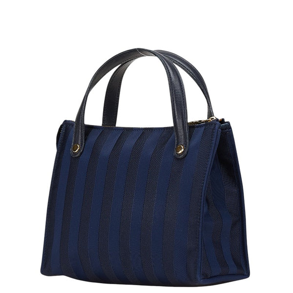 ヴァレンティノ SPORT ミニハンドバッグ ネイビー ブラック ナイロン  VALENTINO 【中古】