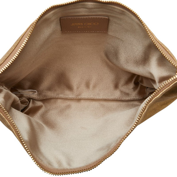 ジミーチュウ タッセル ハンドバッグ ゴールド レザー レディース JIMMY CHOO 【中古】