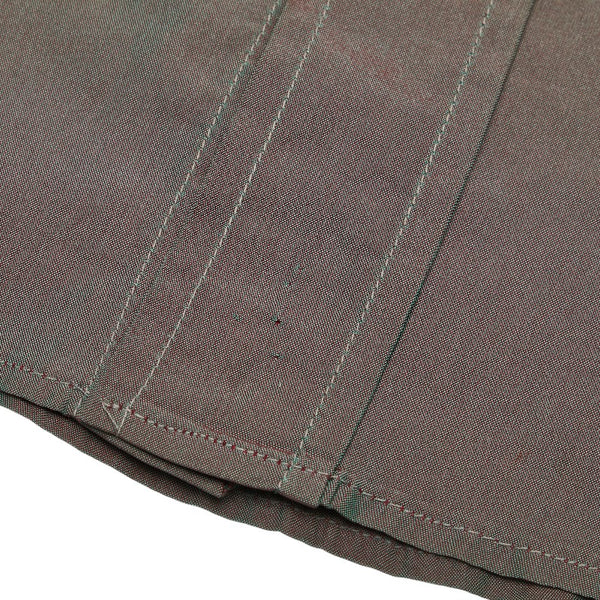 グッチ ダブルカフス 長袖シャツ サイズ：38/15 玉虫色 グリーン ブラウン シルク ナイロン メンズ GUCCI 【中古】