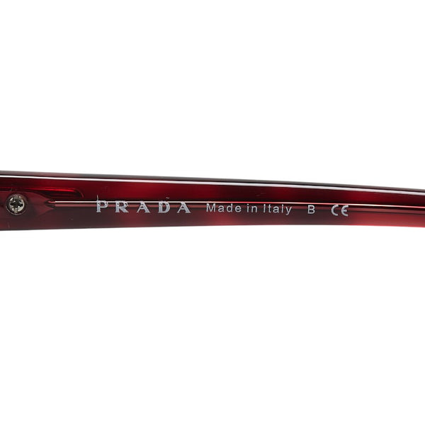 プラダ サングラス レッド プラスチック レディース PRADA 【中古】