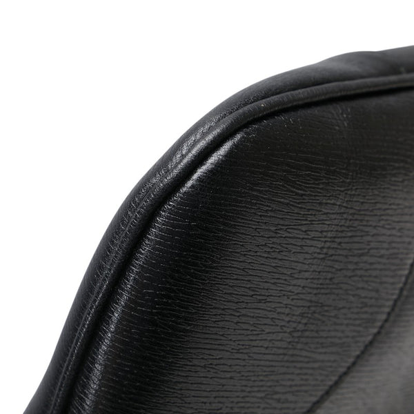 グッチ バンブー ワンショルダーバッグ ハンドバッグ 001 4061 ブラック レザー レディース GUCCI 【中古】