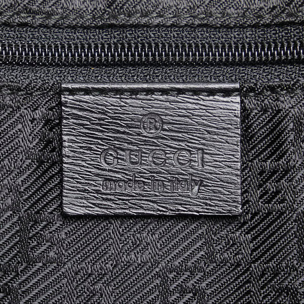 グッチ バンブー ワンショルダーバッグ ハンドバッグ 001 4061 ブラック レザー レディース GUCCI 【中古】