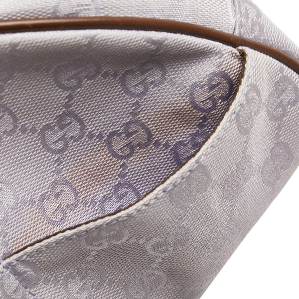 グッチ GGキャンバス ショルダーバッグ ポーチ 90781 パープル ブラウン キャンバス レディース GUCCI 【中古】