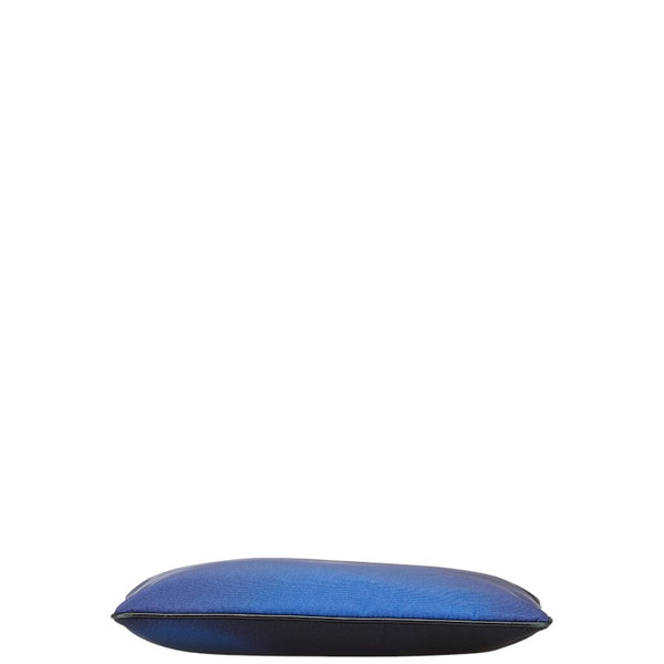 ディオール HOMME ビー 蜂 グラデーション クラッチバッグ セカンドバッグ ブルー ブラック ナイロン メンズ Dior 【中古】